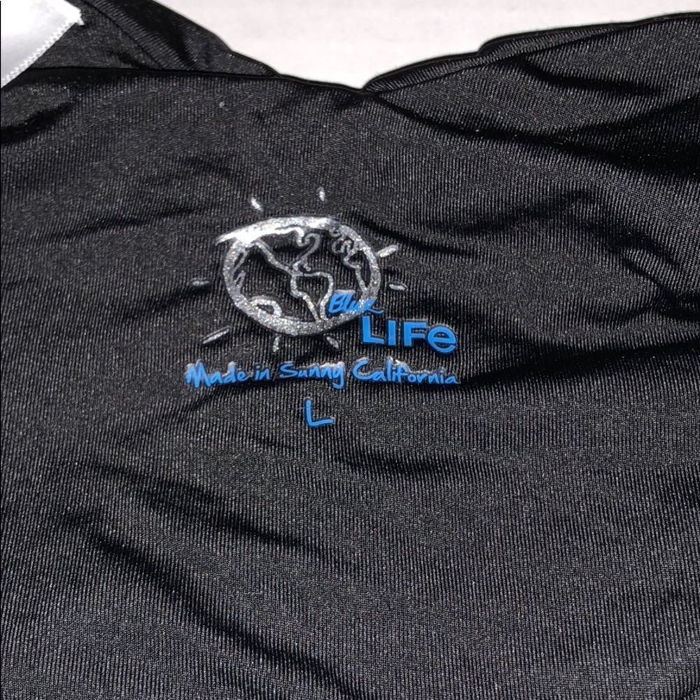 Blue Life Divided Ruched Bikini Bottom nwot - Picture 6 of 7